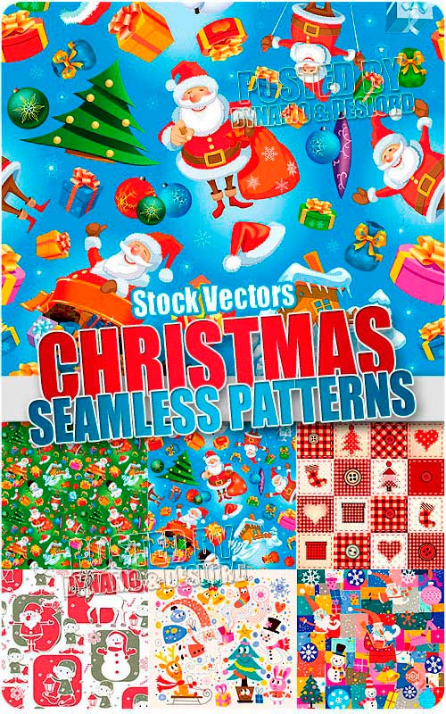Xmas seamless patterns - Stock Vectors 5