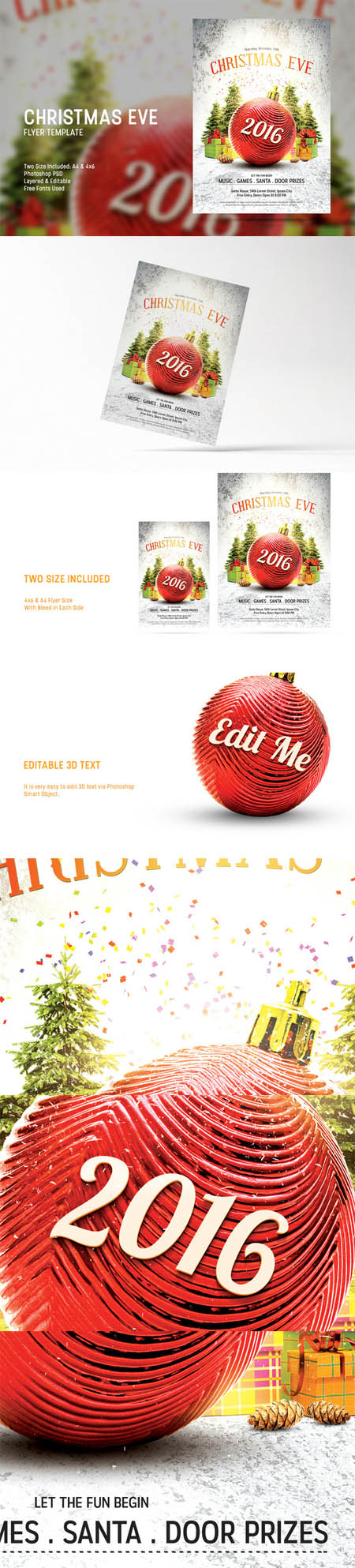 CM - Christmas Eve Flyer Template 437515