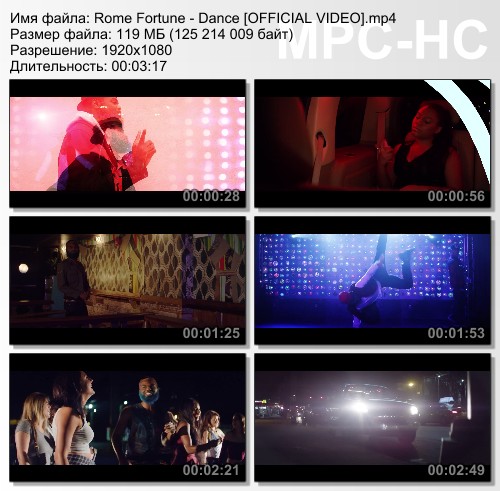 Rome Fortune - Dance (2015) HD 1080