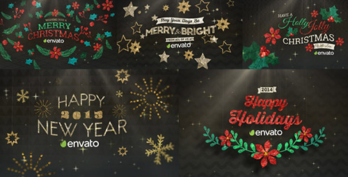 Hanging Holiday Greetings Pack - Project for After Effects (Videohive)