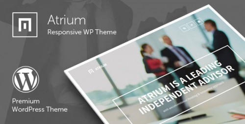 Atrium v2.1 - Responsive One Page WordPress Theme image