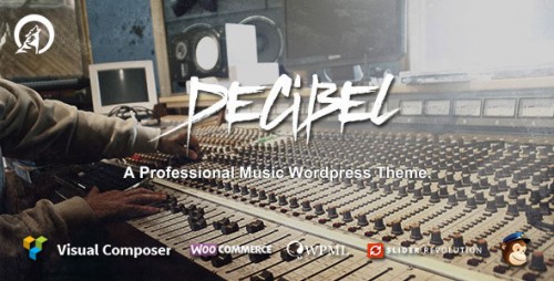 Download Nulled Decibel v1.7.4 - Professional Music WordPress Theme cover