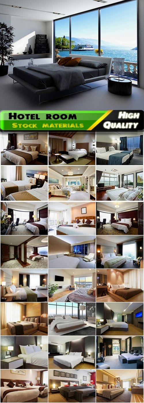 Hotel room and home interior in modern style - 25 HQ Jpg