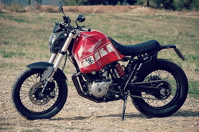 Corb Motorcycles: Скрэмблер Yamaha XT600