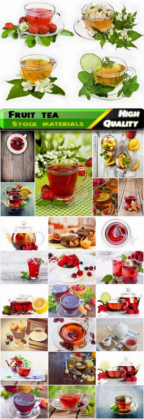Tasty fragrant tea and fruit drinks - 25 HQ Jpg