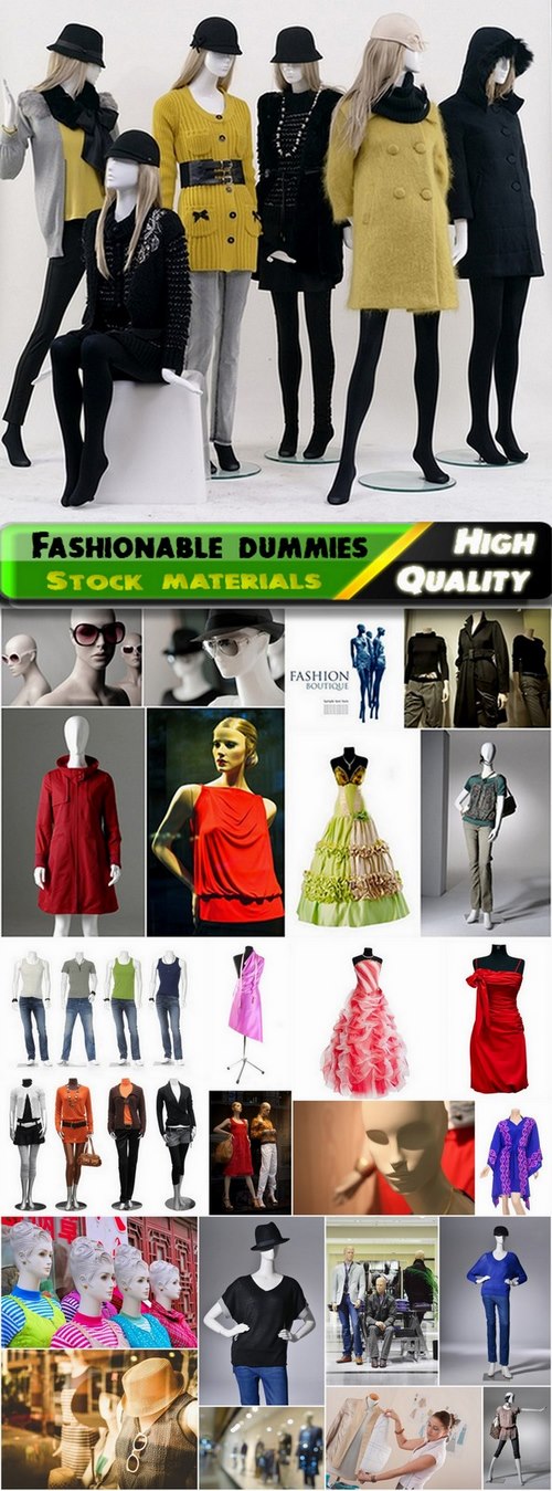 Fashionable stylish dressed dummies - 25 HQ Jpg