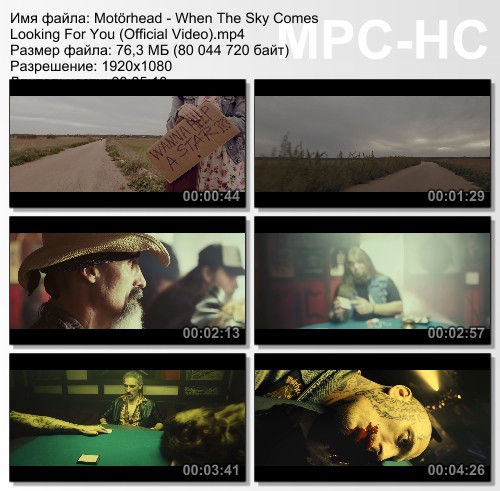 Motorhead - When The Sky Comes Looking For You (2015) HD 1080