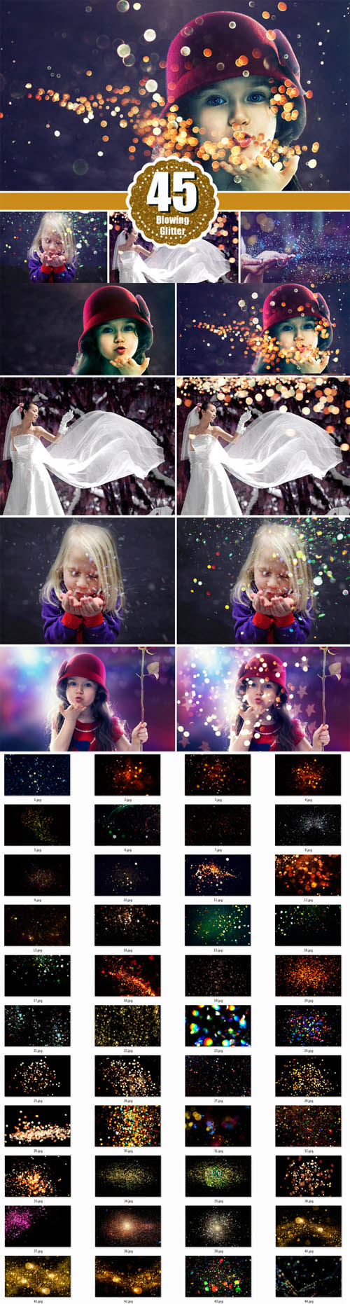 CM - Blowing glitter photoshop overlays 479064