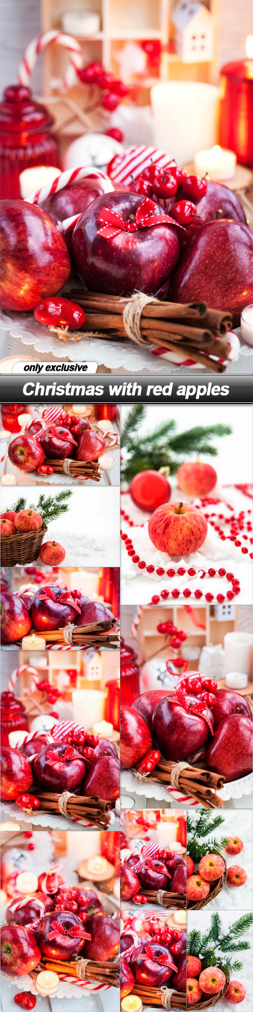 Christmas with red apples - 11 UHQ JPEG