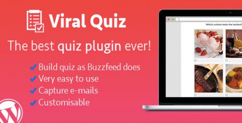 Nulled WordPress Viral Quiz v1.88 - BuzzFeed Quiz Builder logo