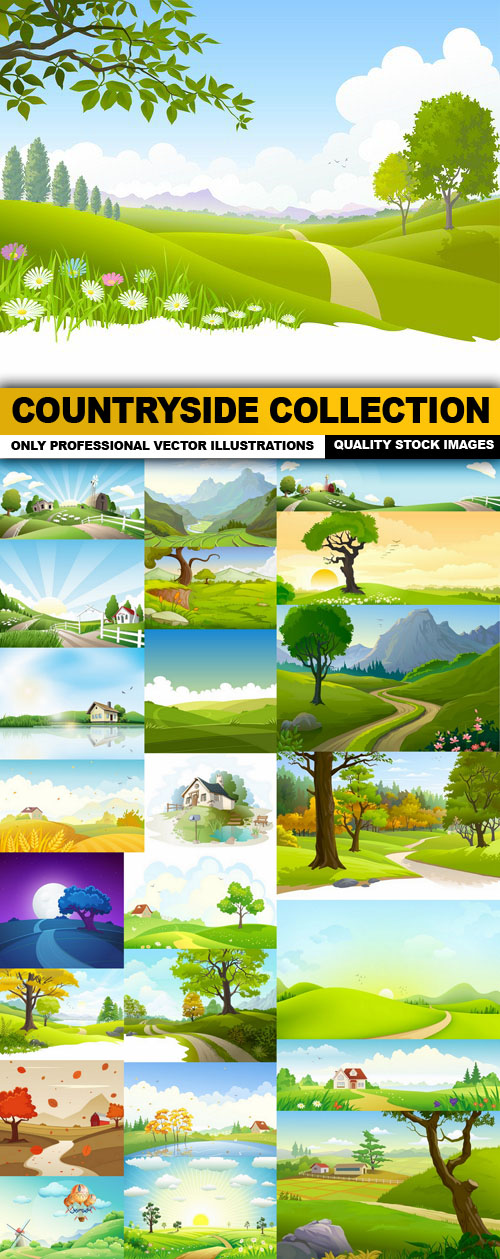Countryside Collection - 25 Vector