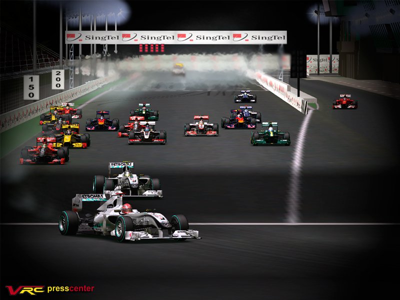 15# Singtel Singapore Grand Prix-Race Results