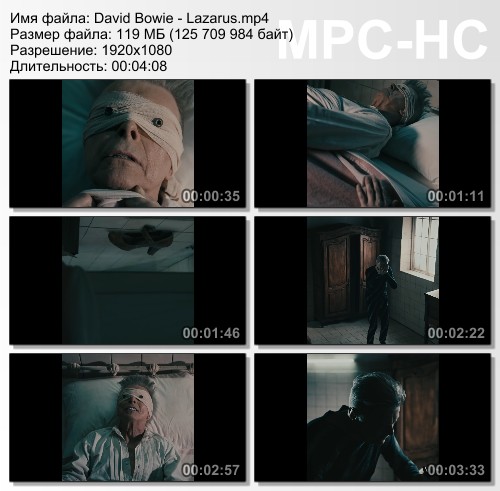 David Bowie - Lazarus (2016) HD 1080