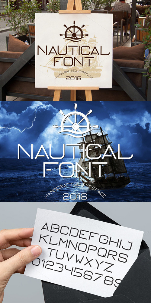 CM - Nautical Typeface 499247