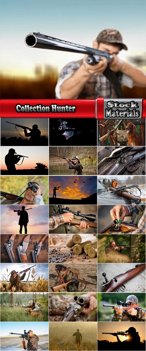 Collection Hunter hunting wild game hunting rifle production decline 25 HQ Jpeg