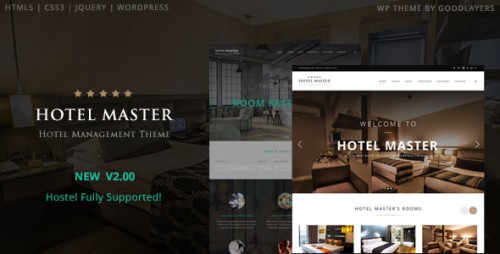 Nulled Hotel Master v2.04 - Hotel Booking WordPress Theme pic