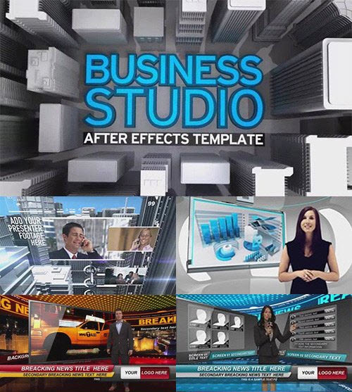 The Virtual Studio Bundle - After Effects Template (BlueFX)