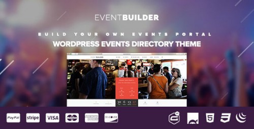 Nulled EventBuilder v1.0.5 - WordPress Events Directory Theme product picture