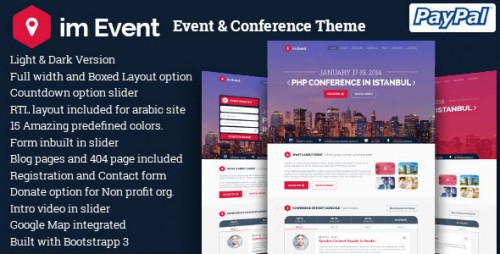 Nulled im Event v2.9 - Event & Conference WordPress Theme download