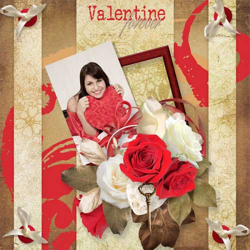 Романтический скрап-комплект - Valentine Forever