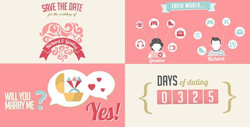 The Two Of Us Love Story Timeline & Save The Date - Project for After Effects (Videohive)
