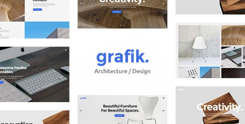 [nulled] Grafik v1.1 - Portfolio, Design & Architecture Theme cover