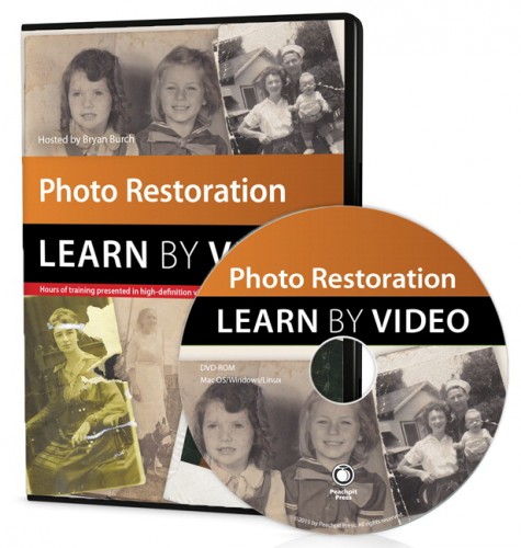 [Tutorials]  PeachPit Press - Photo Restoration: Learn by Video