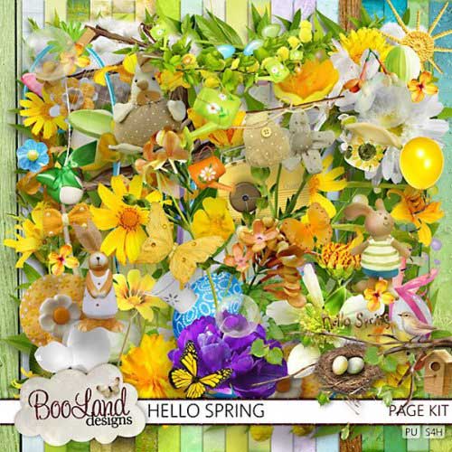 Весенний скрап-набор - Здравствуй весна
