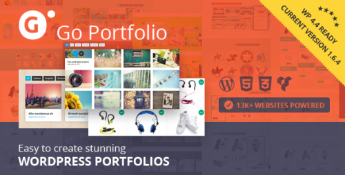 Nulled Go Portfolio v1.6.4 - WordPress Responsive Portfolio Plugin product photo
