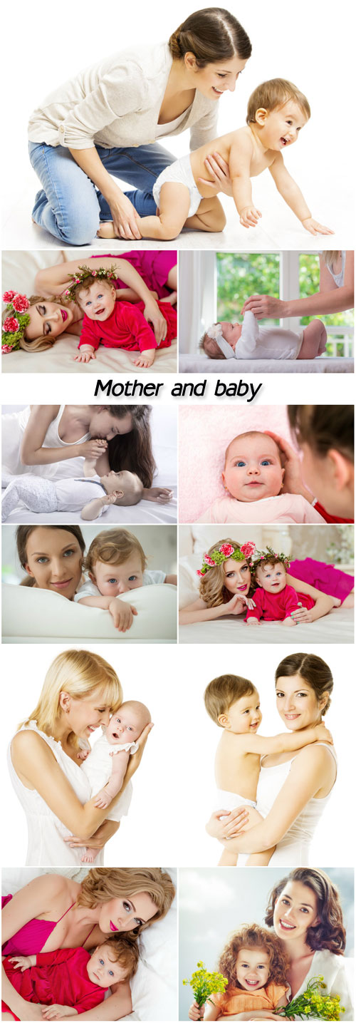 Mother and baby, woman, children