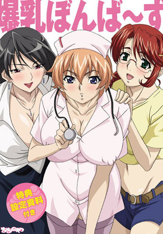 Bakunyuu Bomb / Exploding Tits BOMB /  - (Kokubunji Sousuke, Ushijima Yuuji) (ep 1-3 of 3) [cen] [2009 ., Gigantic Breasts, Nurses, Group Sex, Anal, DVDRip] [jap / eng / rus]