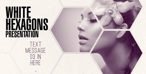 Clean White Hexagon Presentation - Project for After Effects (Videohive)