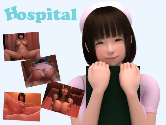 Hospital /  (Dollhouse) [cen] [2016, 3DCG, Blowjob, Straight, Titsjob, Big Breasts, GameRip] [jap] [720p]