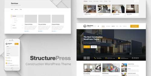 [GET] Nulled StructurePress - Construction, Building WP Theme product cover