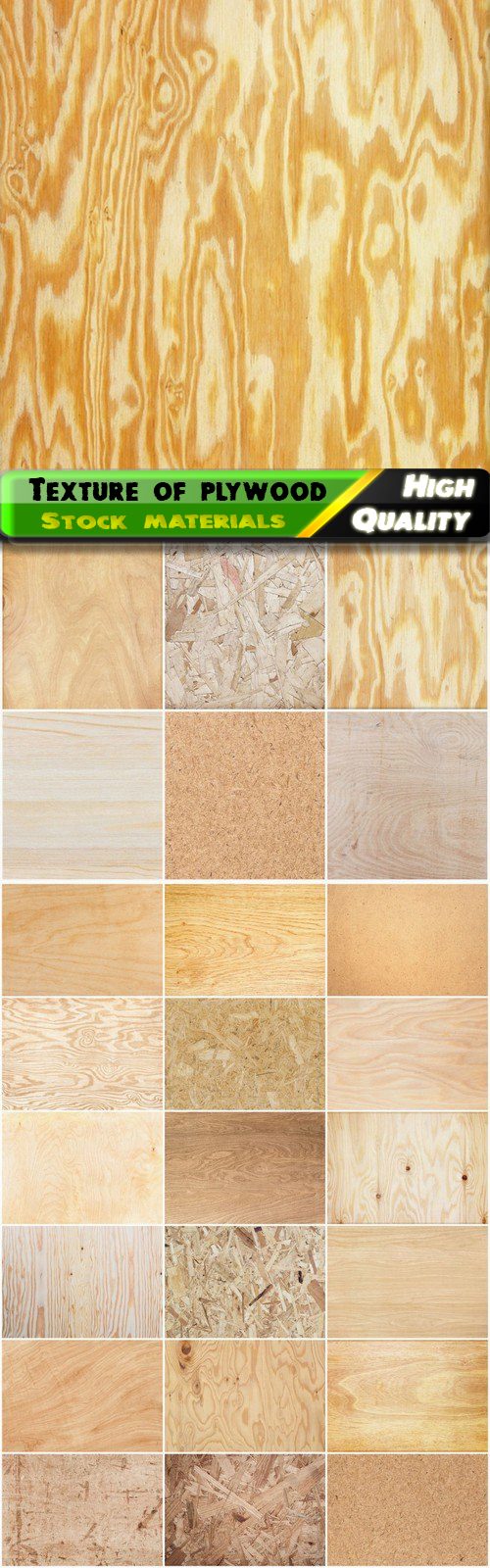 Texture of wood and plywood - 25 HQ Jpg