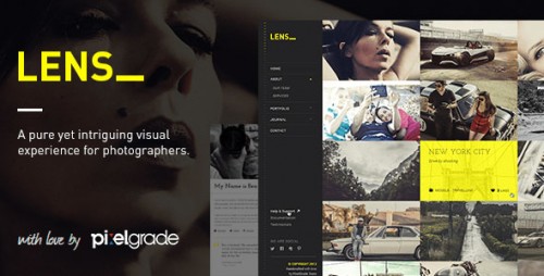 Nulled LENS v2.3.1 - An Enjoyable Photography WordPress Theme  