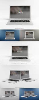MacBook Air Mockup - Gray And Corporate