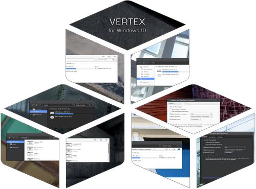 Vertex - Тема для Windows 10