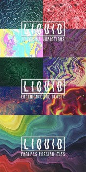 Liquid: 10 Abstract Backgrounds
