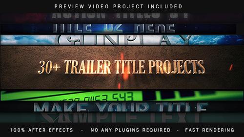 Trailer Titles Pack - Project for After Effects (Videohive)