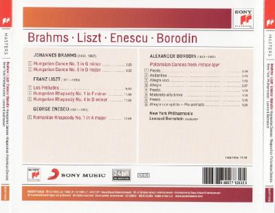 Brams Liszt Enescu Borodin  - Hungarian Dances Rhapsodies Polovtsian Dances  (NYP, Leonard Bernstein)/ 2010 SONY