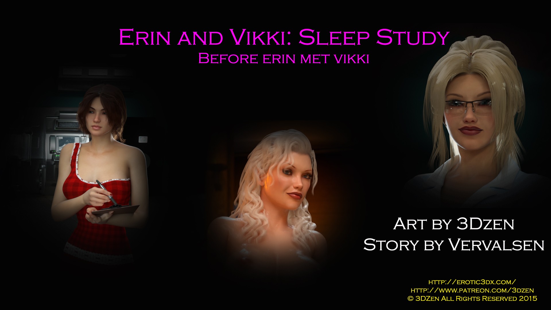 3DZen – Erin & Vikki Sleep Study Before Erin Met Vikki